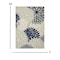 Homeroots 7 x 10 ft. Ivory & Navy Indoor & Outdoor Area Rug 384836 - alternate 7